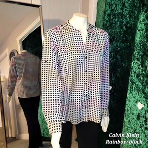 #3 Calvin Klein Rainbow Block Shirt
